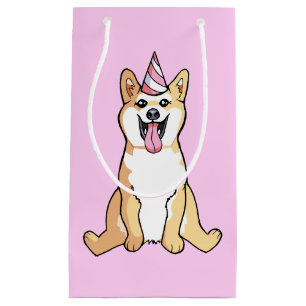 Niedlicher Shiba Inu HundeParty-Hut, der Kleine Geschenktüte