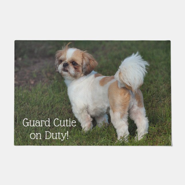Niedlicher Shih Tzu Fußmatte (Vorderseite)