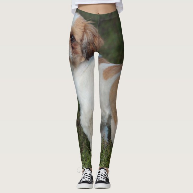 Niedlicher Shih Tzu Leggings (Vorderseite)