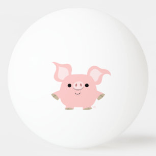 Niedlicher Shorty Cartoon Ping Pong Ball Tischtennisball