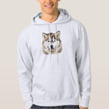 Niedlicher sibirischer Husky Dog Wolf Funny Huskie