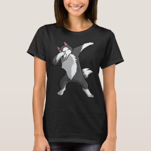 Niedlicher sibirischer Husky für Männer Frauen, di T-Shirt