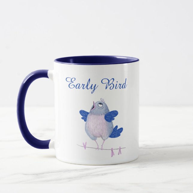Niedlicher Singvogel Tasse (Links)