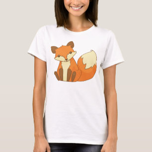 Niedlicher sitzender Fox T-Shirt