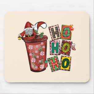 Niedlicher skandinavischer Weihnachtsmann Gnome - Mousepad