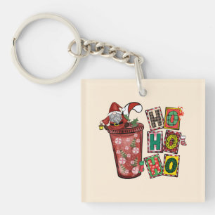 Niedlicher skandinavischer Weihnachtsmann Gnome - Schlüsselanhänger