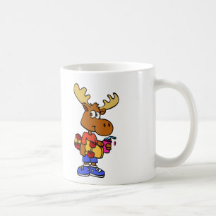 Niedlicher Skater   Hintergrundfarbe auswählen Kaffeetasse