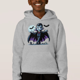 Niedlicher, skurriler Halloweenvampir Hoodie