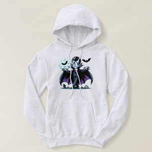 Niedlicher, skurriler Halloweenvampir Hoodie