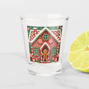 Niedlicher, skurriler Lebkuchen Schnapsglas