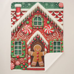 Niedlicher, skurriler Lebkuchen Sherpadecke
