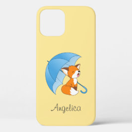 Niedlicher Sleepy Little Fox unter Umbrella Case-Mate iPhone Hülle