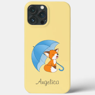 Niedlicher Sleepy Little Fox unter Umbrella Case-Mate iPhone Hülle