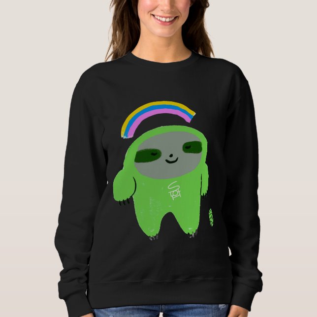 Niedlicher Sloth 63 Sweatshirt (Vorderseite)