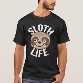 Niedlicher Sloth-Leben-T - Shirt
