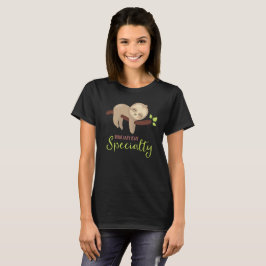 Niedlicher Sloth-T - Shirt ist mein Spezialgebiet,