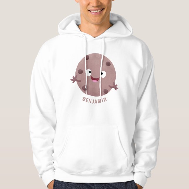 Niedlicher Smart-Schokolade-Chip-Cartoon Hoodie (Vorderseite)