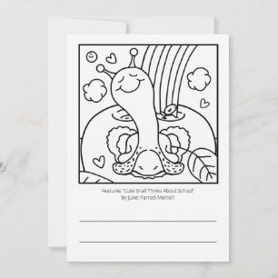 Niedlicher Snail Teacher Vielen Dank Karte
