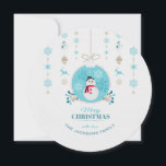 Niedlicher Snowman Frohe Weihnachtskarte<br><div class="desc">Freuen Sie sich auf die fröhliche Weihnachts-Flat-Card mit einem fröhlichen Schneemann in sanften Pastellfarben. Diese reizvolle Karte erweckt die Freude der Saison mit ihrem skurrilen Design. Personalisieren Sie es mit Ihren Namen für eine zusätzliche Touch der Wärme und schaffen Sie einen gepflegten Sake. Teilen Sie das Glück der Ferien mit...</div>