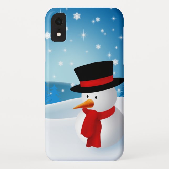 Niedlicher Snowman kaum There™ iPhone 4 Fall Case-Mate iPhone Hülle (Rückseite)