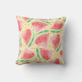 Niedlicher Sommer Kawaii Watercolor Kissen