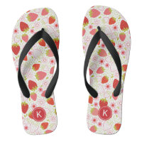 Niedlicher Sommer Pink Strawberry Muster Flip Flop