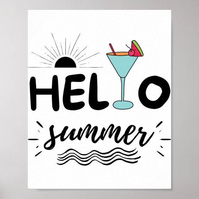Niedlicher Sommer Poster (Vorne)