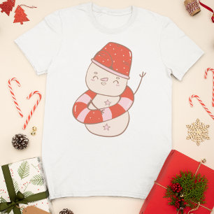 Niedlicher Sommerschneemann T-Shirt