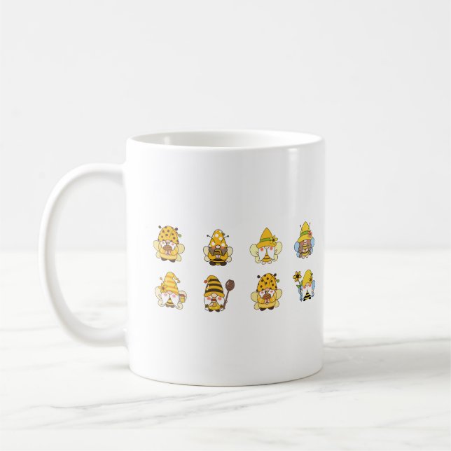 Niedlicher Sonnenblumenknochen Kaffeetasse (Links)