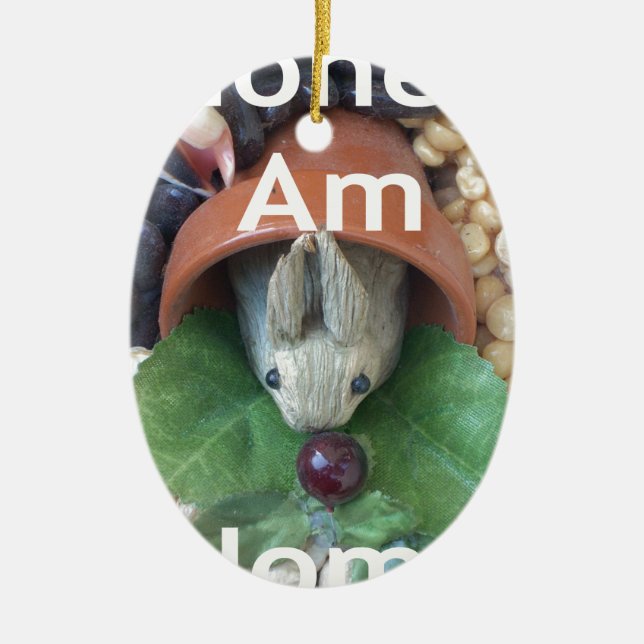 Niedlicher Sonnendach Keramikornament (Vorne)