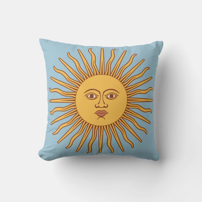 Niedlicher Sonnenkissen Kissen (Vorderseite)