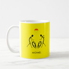 Niedlicher Sonnenschein und afrikanisches Drumming Kaffeetasse