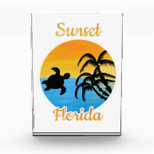 Niedlicher Sonnenuntergang in Florida