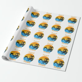 Niedlicher Sonnenuntergang in Florida Geschenkpapier