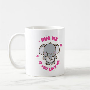 Niedlicher, sonniger und lieblicher Elefant Kaffeetasse