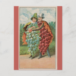 Niedlicher, sonniger Vintager Valentinstag Postkarte