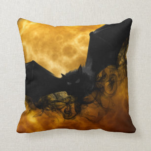 Niedlicher Spaß Beängstigender Halloween Bat Vollm Kissen