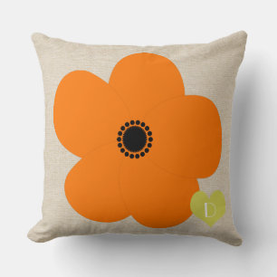 Niedlicher Spaß Blume Gardener Garden Linen Kissen