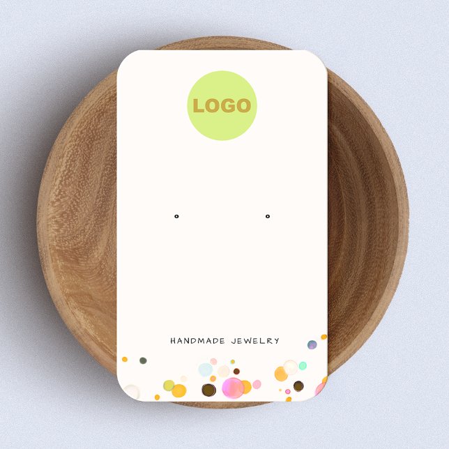 Niedlicher Spaß Confetti Stud Erring Juwelen Visitenkarte (Von Creator hochgeladen)