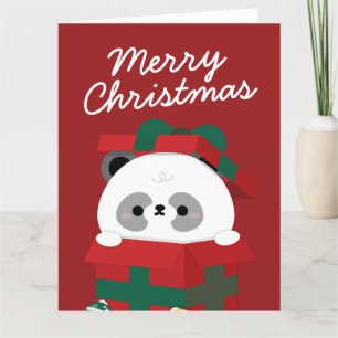 Niedlicher Spaß frohe Weihnachten Dankeskarte
