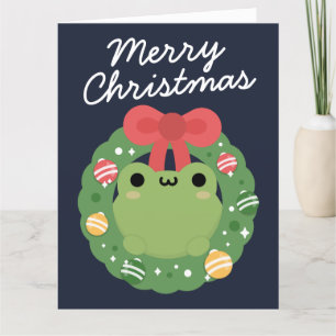 Niedlicher Spaß frohe Weihnachten Dankeskarte