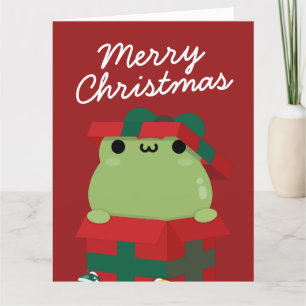Niedlicher Spaß frohe Weihnachten Dankeskarte