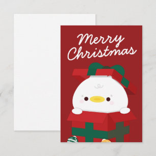 Niedlicher Spaß frohe Weihnachten Dankeskarte