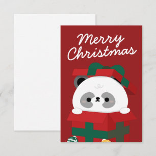Niedlicher Spaß frohe Weihnachten Dankeskarte