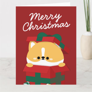 Niedlicher Spaß frohe Weihnachten Dankeskarte