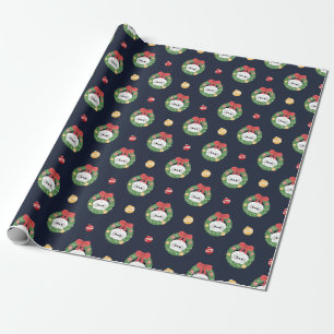 Niedlicher Spaß frohe Weihnachten Geschenkpapier