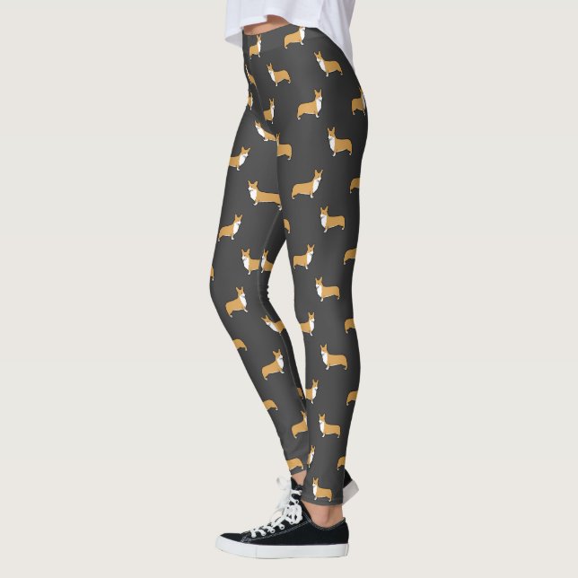 Niedlicher Spaß-Hundeliebhaber des Leggings (Links)