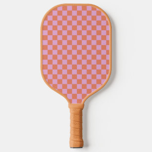 Niedlicher Spaß Modernes Karton Korallenrosa Geome Pickleball Schläger