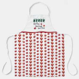 Niedlicher Spaß Red Dice Retro Bunco Schürze