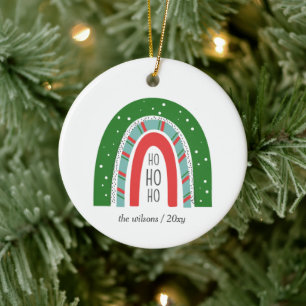Niedlicher Spaß skandinavischer Regenbogen Nordic Keramik Ornament